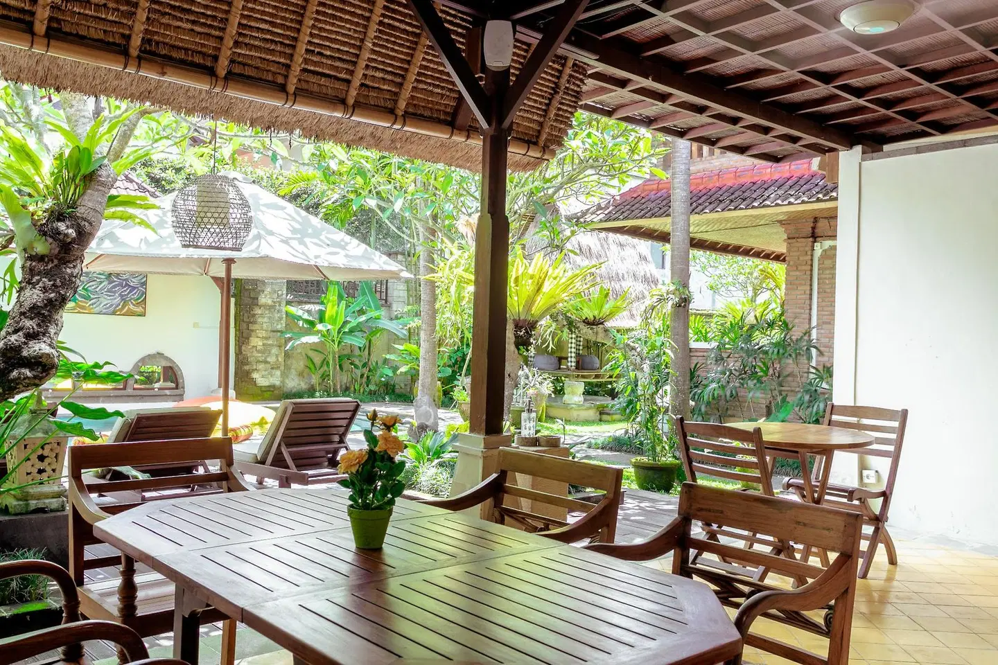 Lumbung Sari Cottages Terrasse