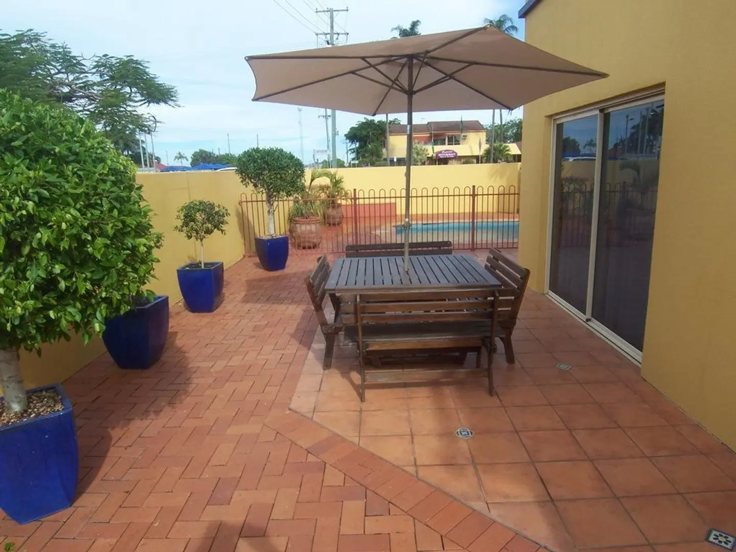 Villa Mirasol Motor Inn Terrasse