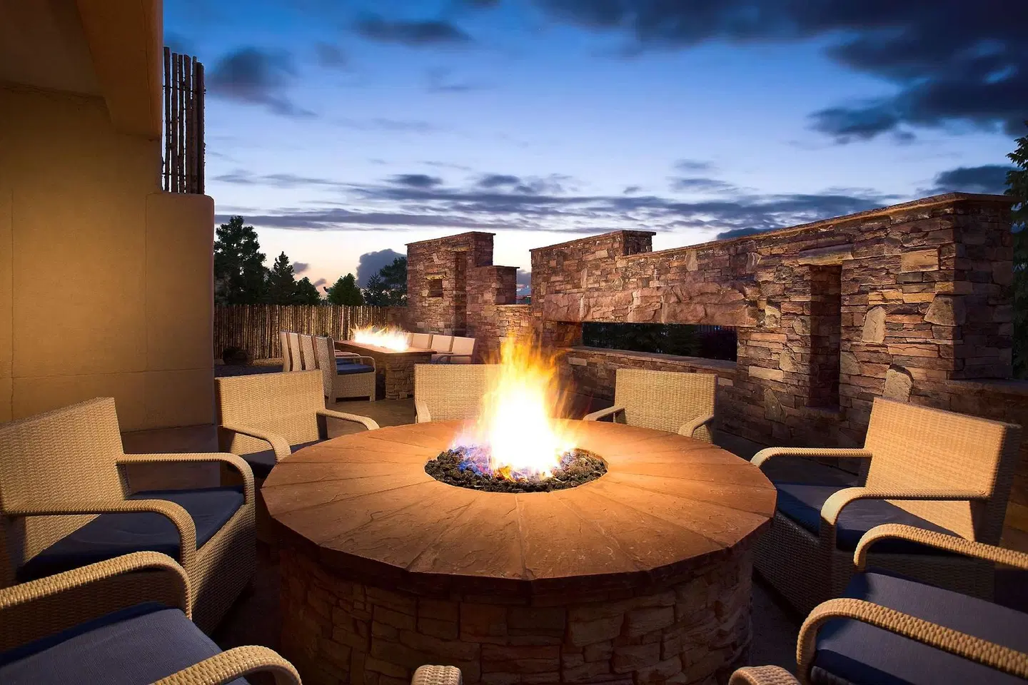 Hilton Santa Fe Buffalo Thunder Terrasse