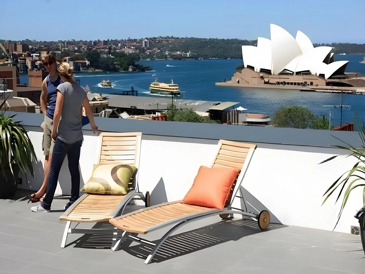 Sydney Harbour YHA Terrasse