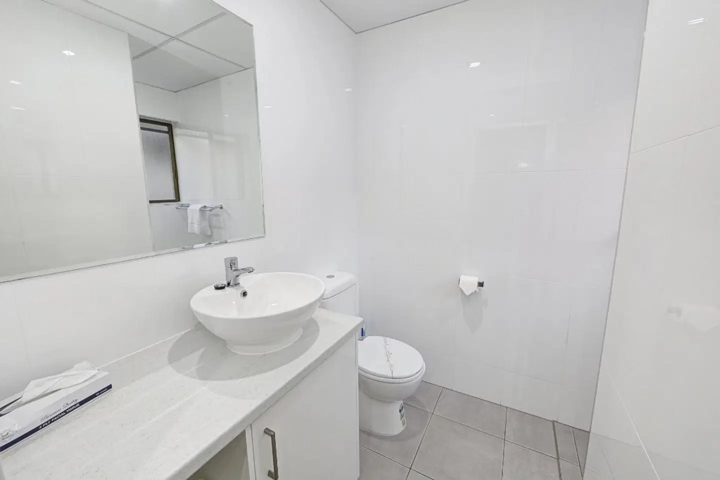 Chalet Motor Inn Badezimmer
