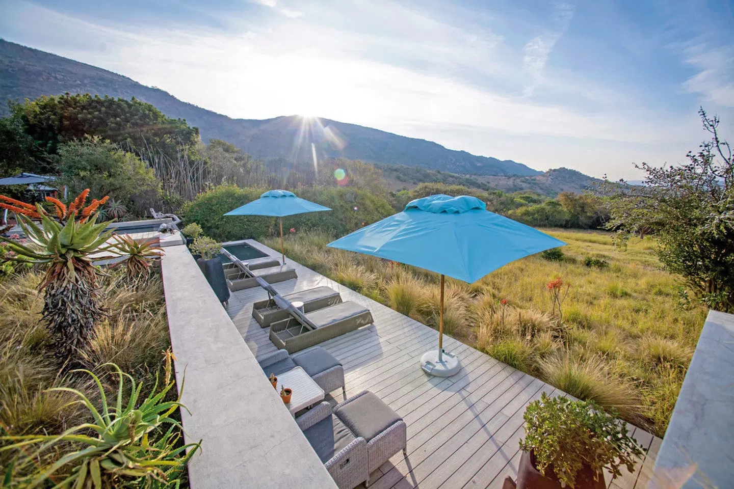 Babanango Game Reserve Terrasse