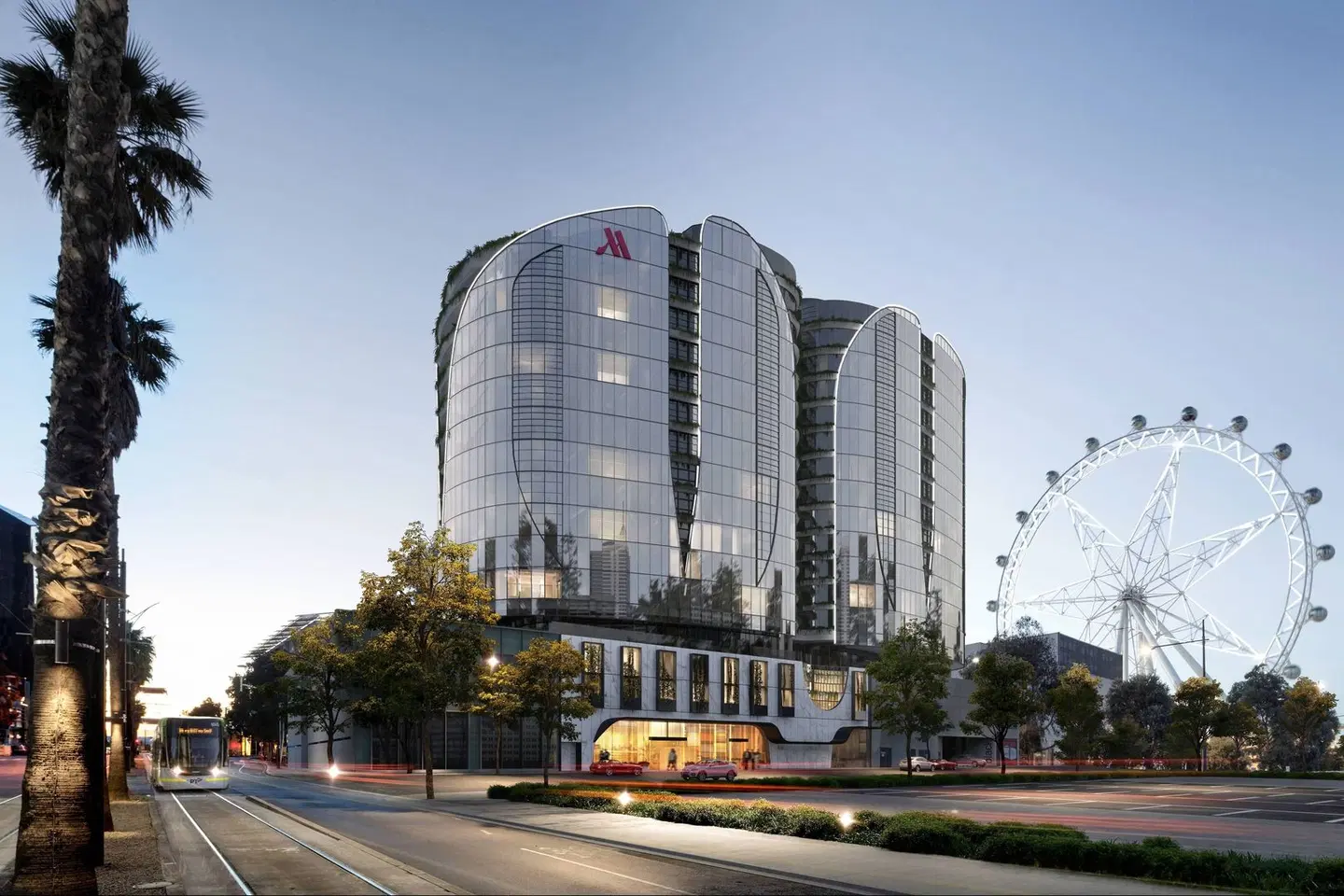 Melbourne Marriott Hotel Docklands EXTERIOR