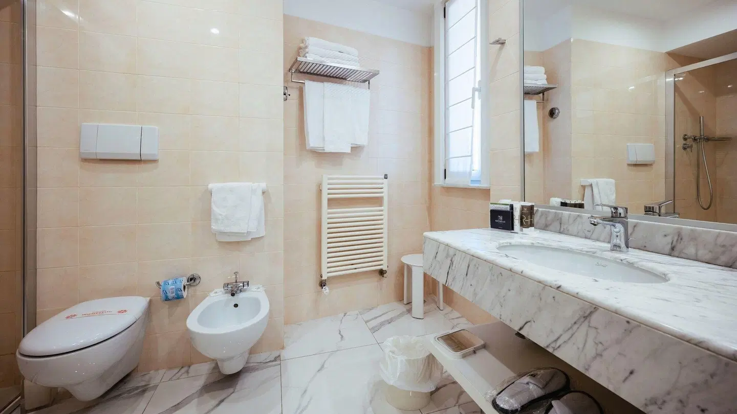 Raffaello Hotel Badezimmer