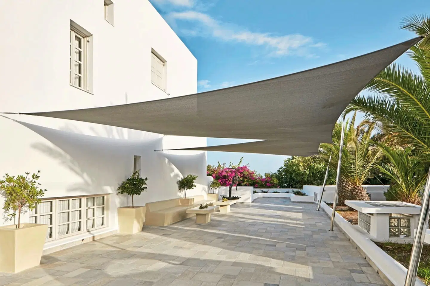 Santorini Palace Terrasse