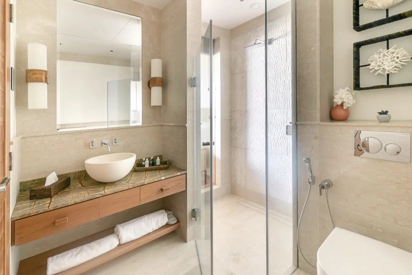 L' Escale Resort Marina & Spa Badezimmer