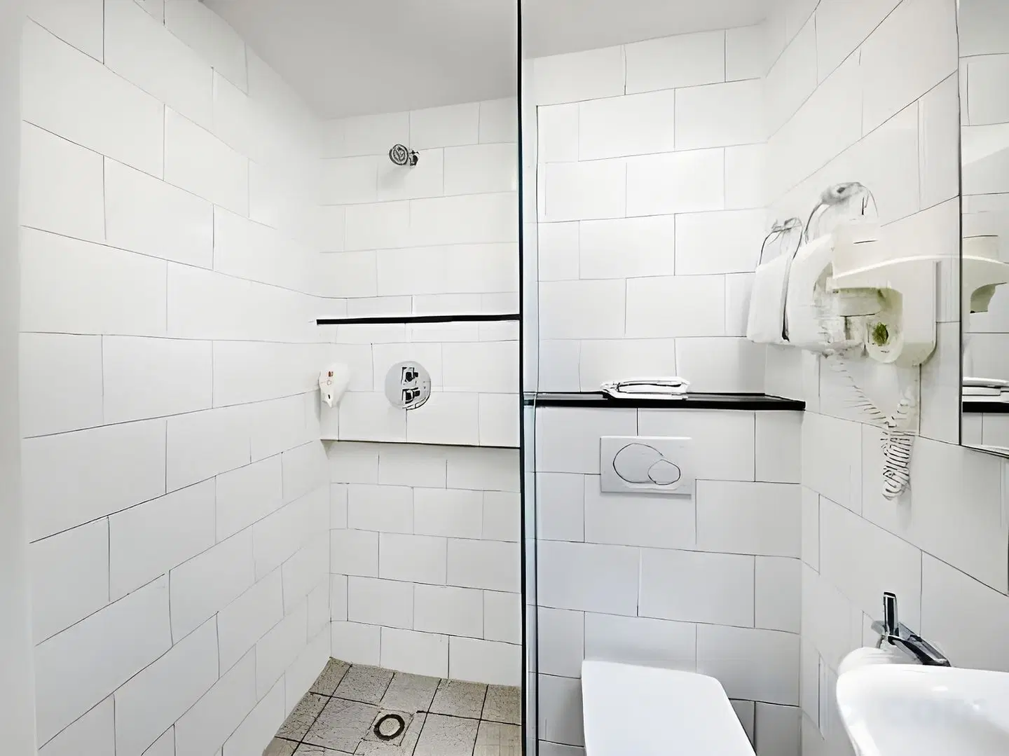 Singel Hotel Amsterdam Badezimmer