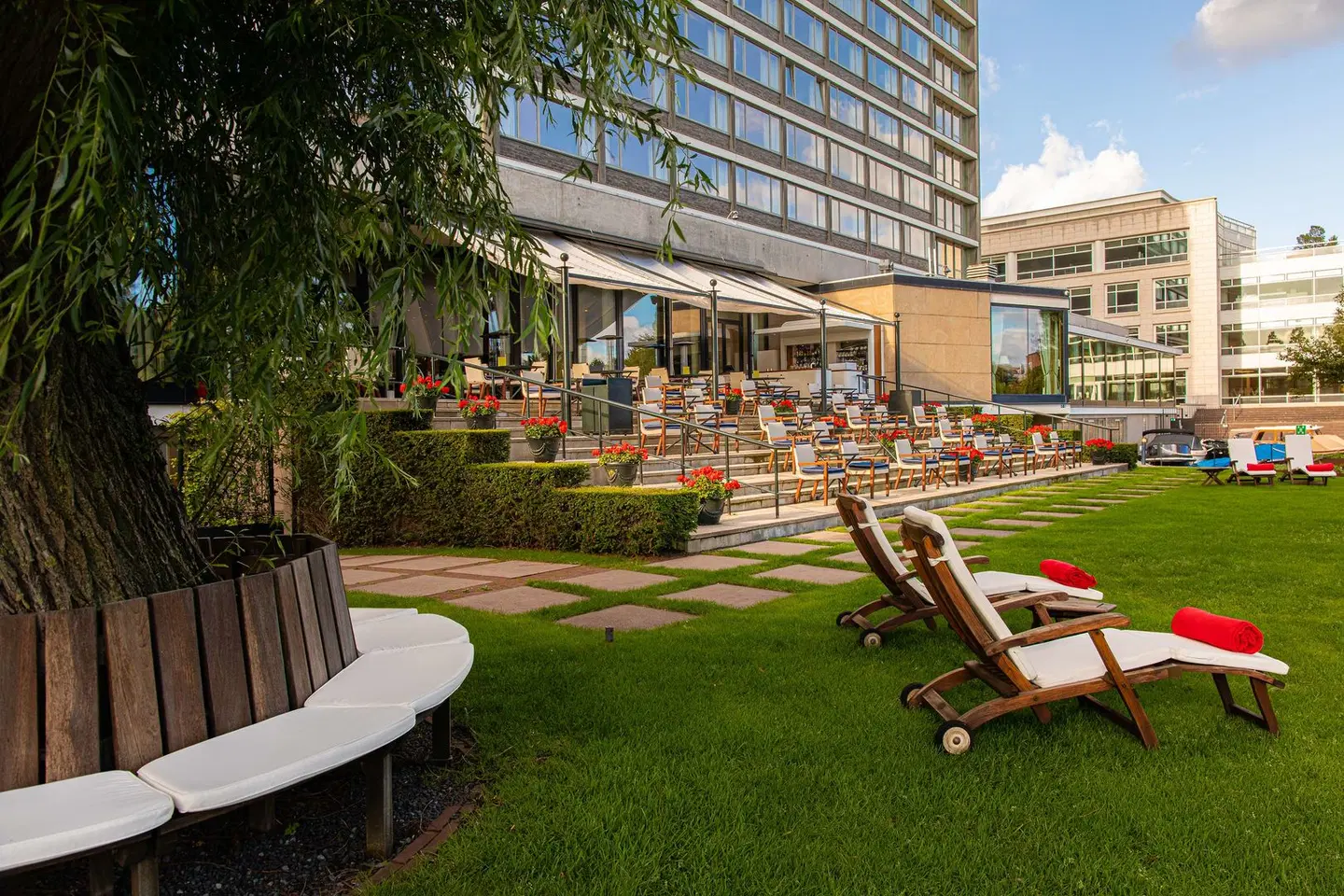 Hilton Amsterdam Garten