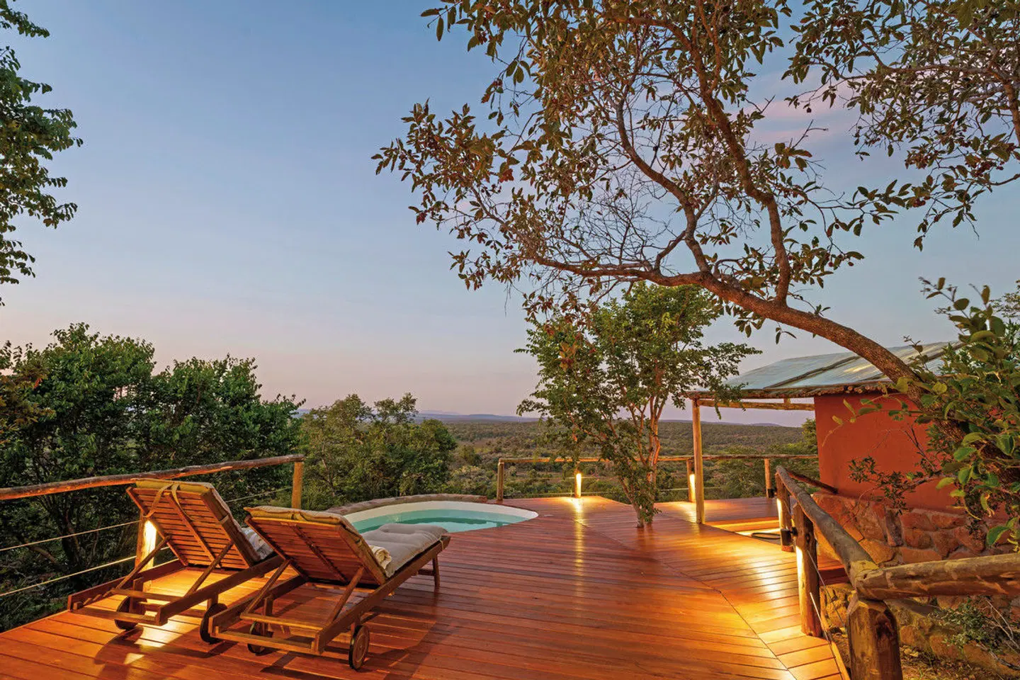 Elephants Crossing Lodge Terrasse