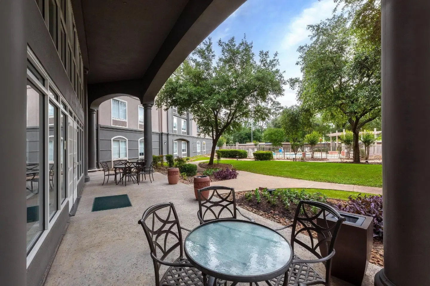 La Quinta Inn and Suites Houston Bush IAH South Terrasse