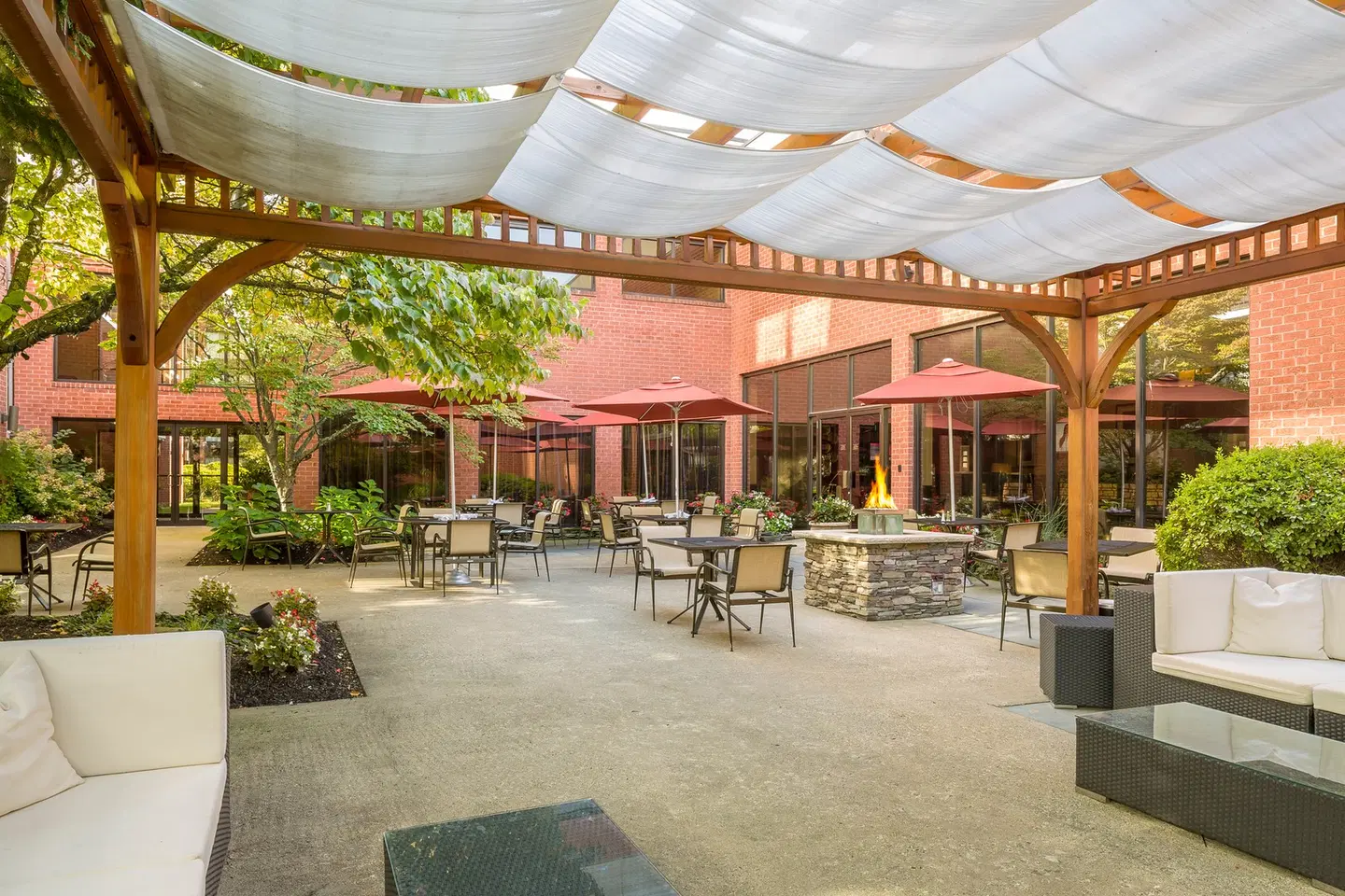 DoubleTree by Hilton Hotel Boston-Andover Terrasse