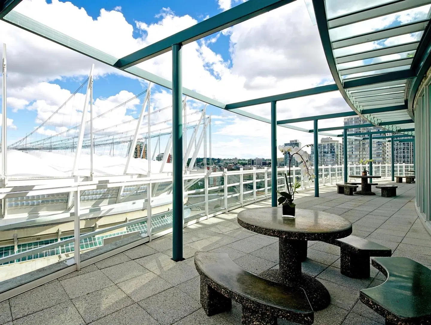 Hampton Inn & Suites by Hilton Vancouver-Downtown Terrasse
