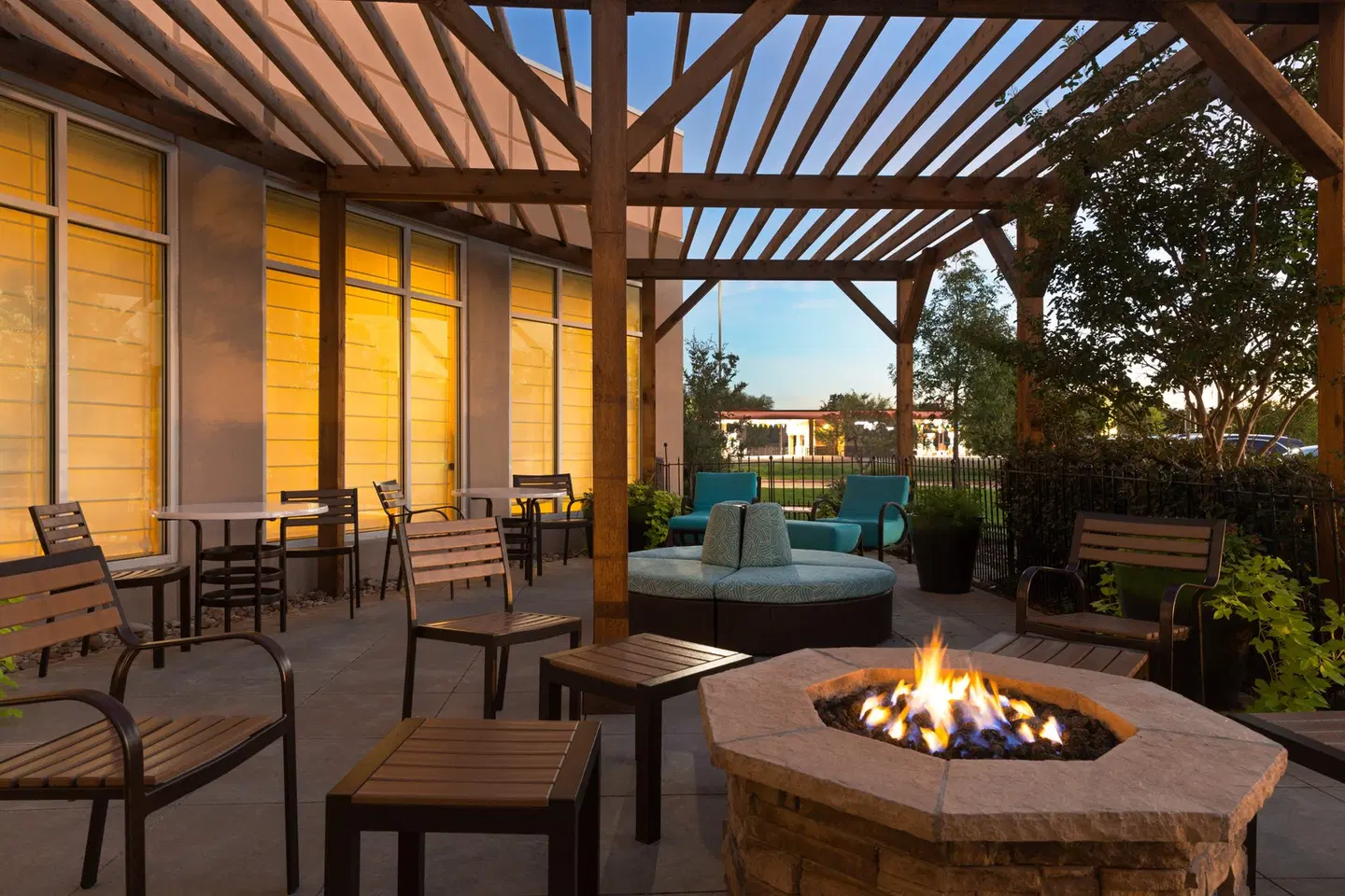 Hilton Garden Inn Abilene Terrasse