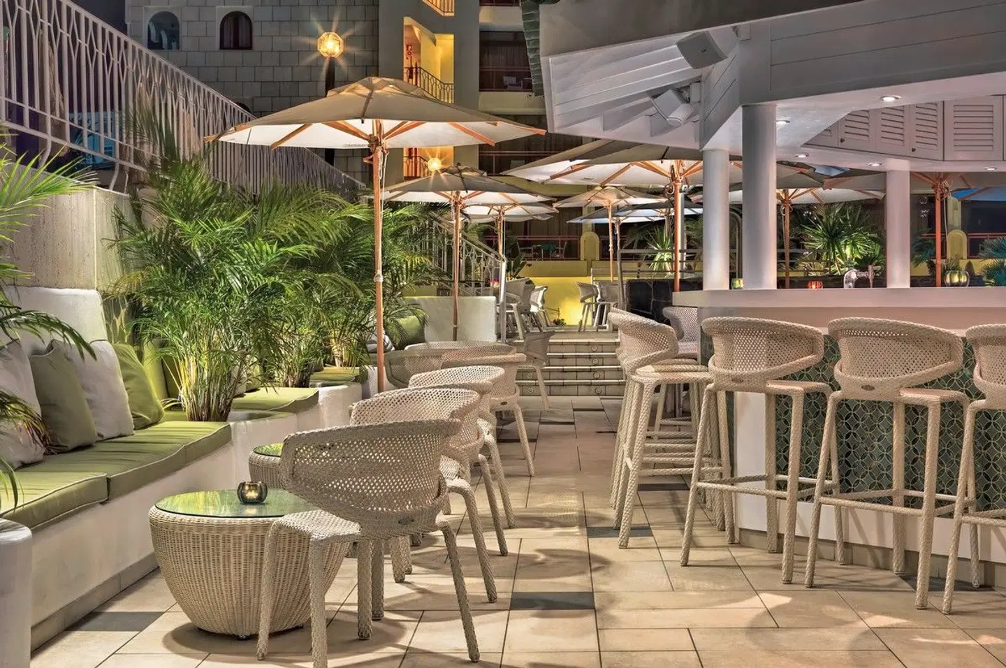 Seaside Sandy Beach Terrasse