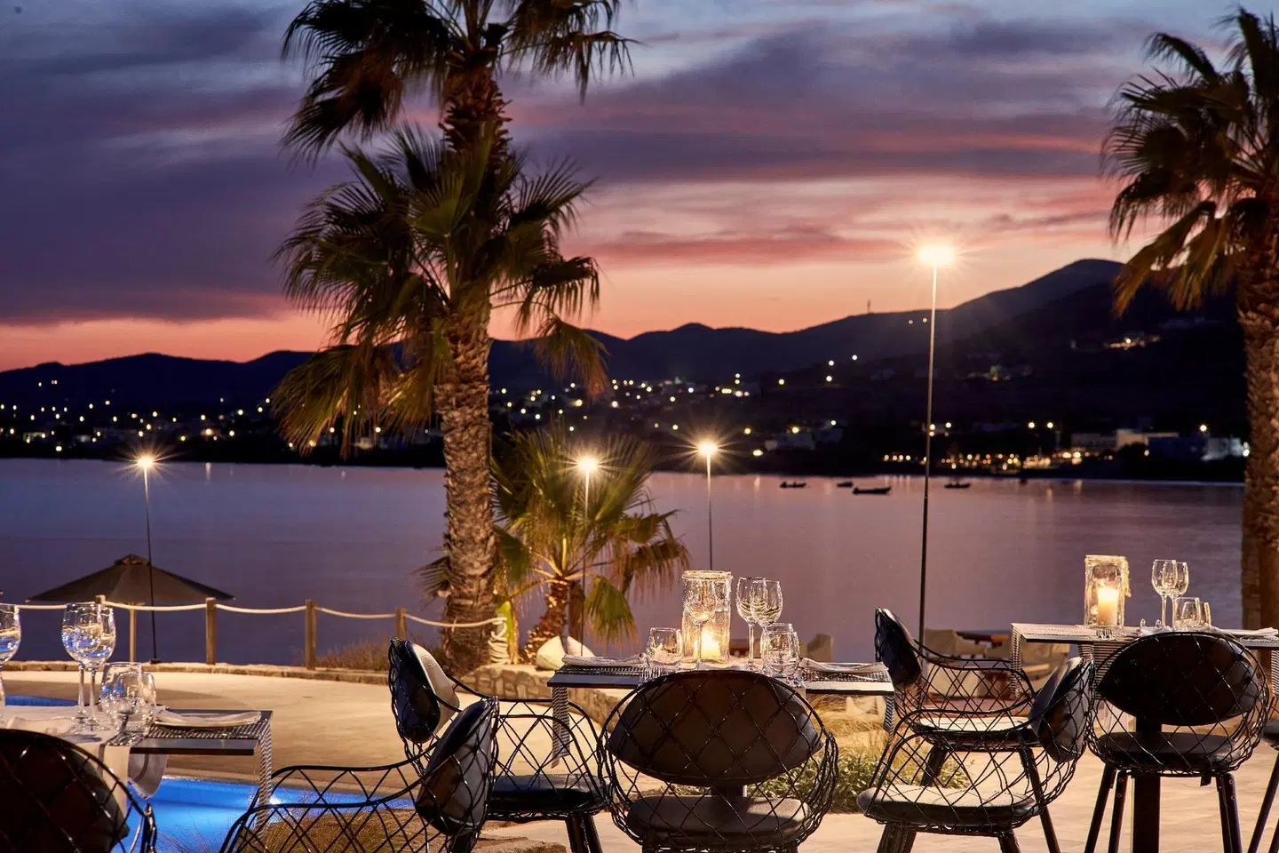 Poseidon Of Paros Resort & SPA Terrasse