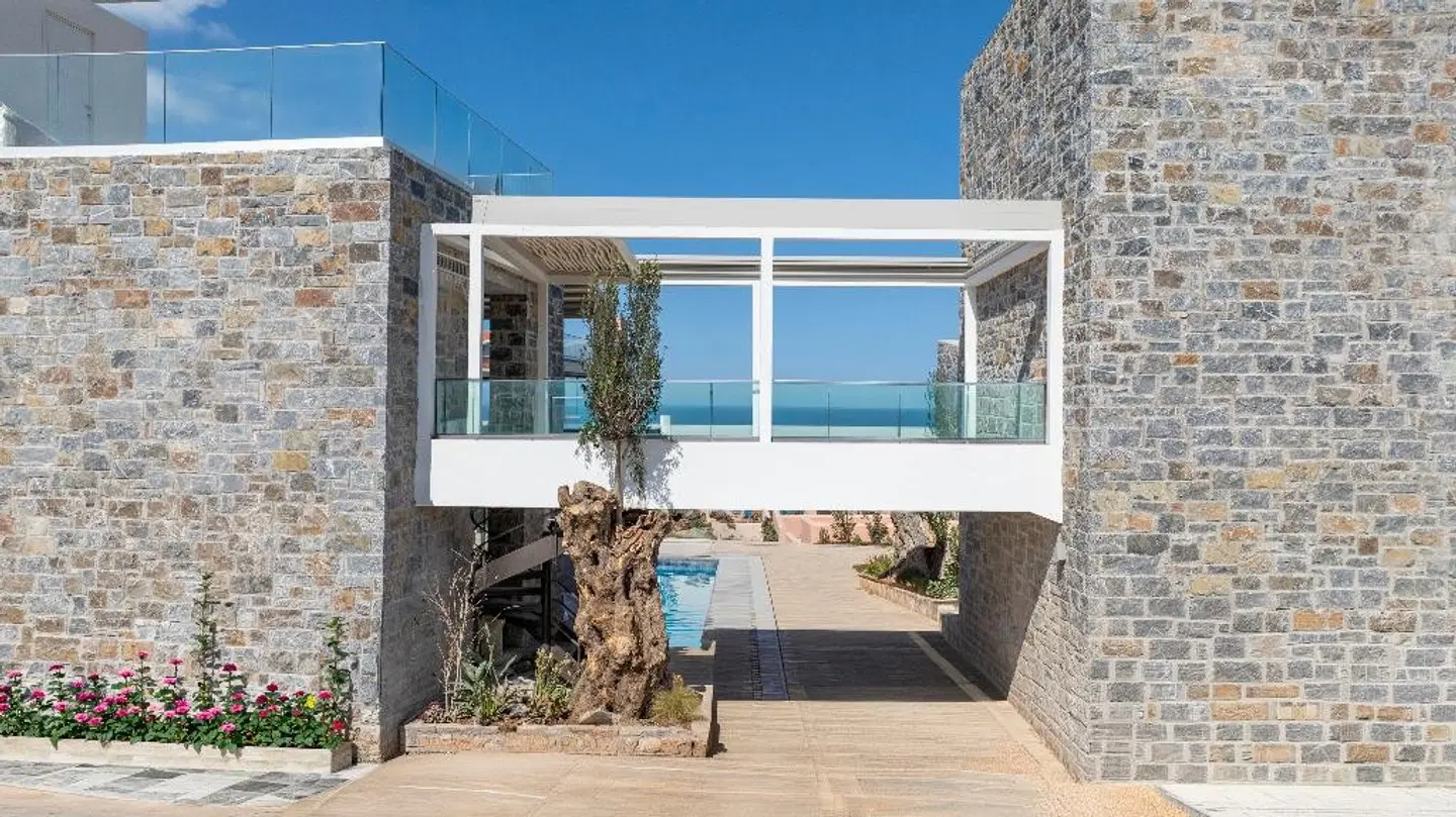 Volta Seaside Boutique Hotel Terrasse