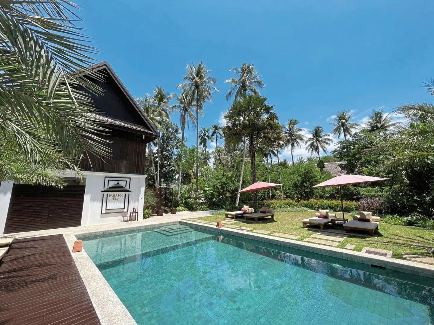 Parasol Blanc OUTDOOR_POOL