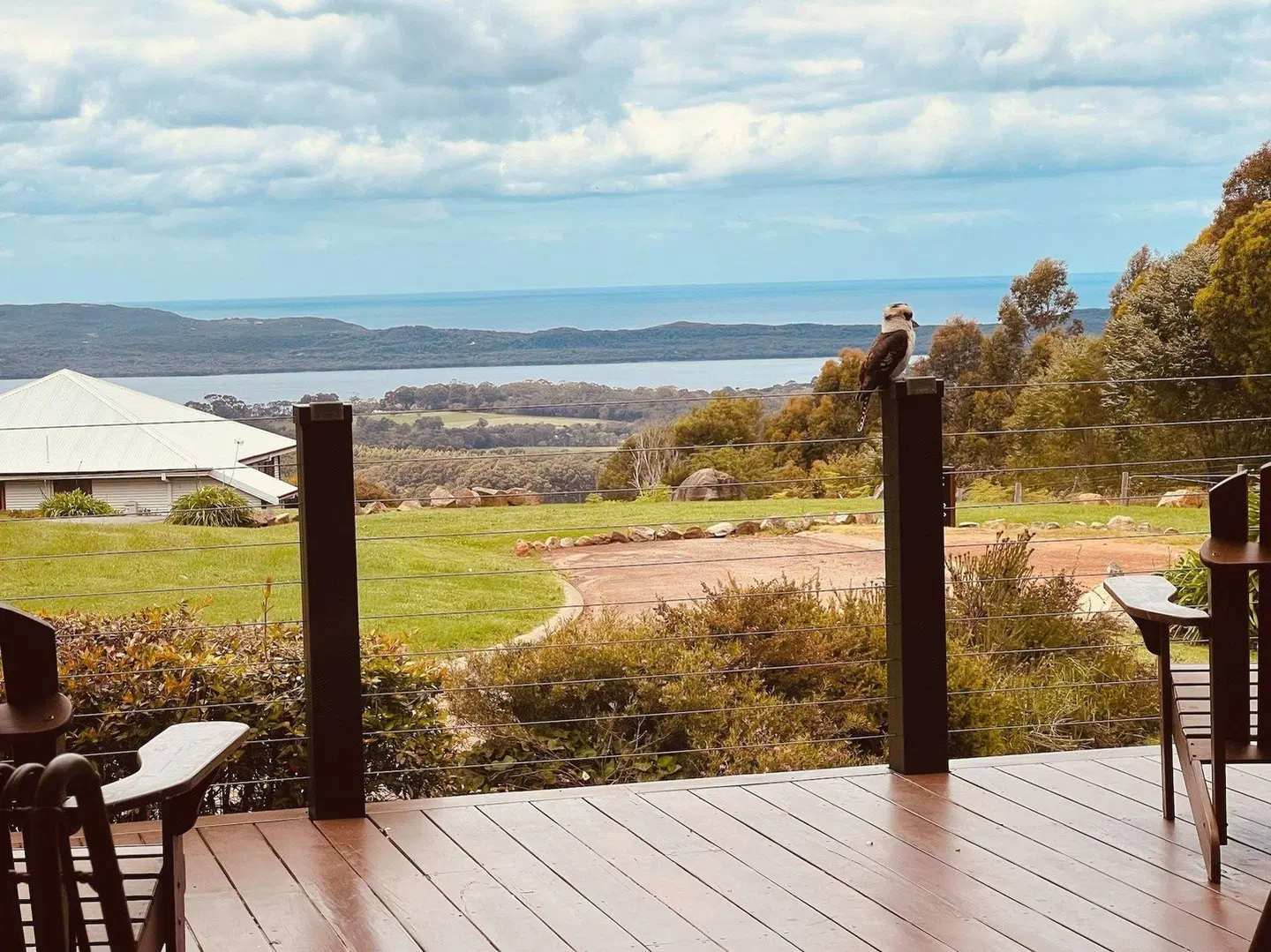 Chimes Spa Retreat Terrasse
