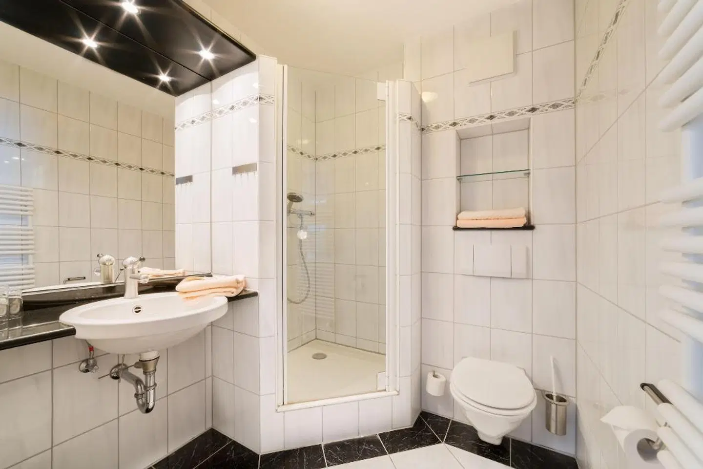 Seeblick Badezimmer