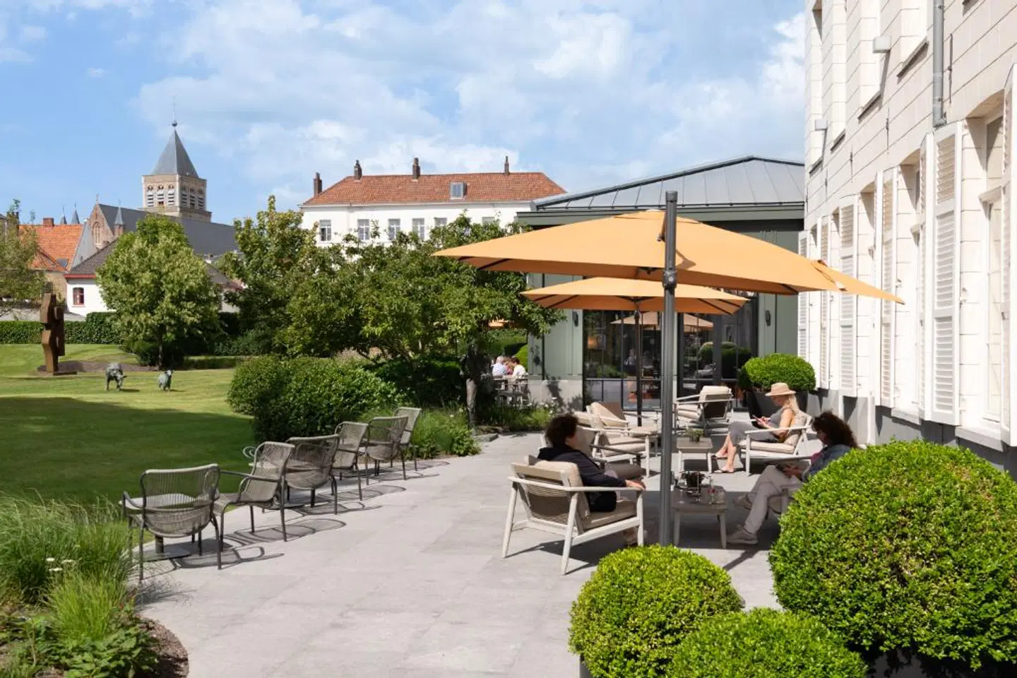 Dukes' Palace Brugge Terrasse