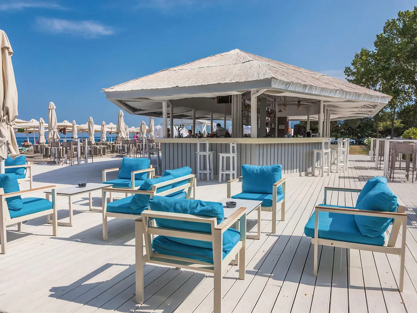 Olympian Bay Grand Resort Terrasse