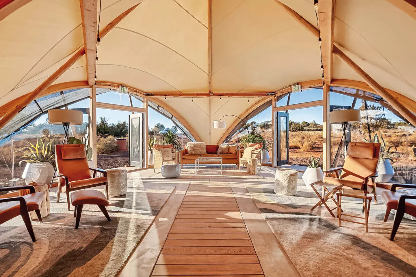 Under Canvas Grand Canyon Terrasse