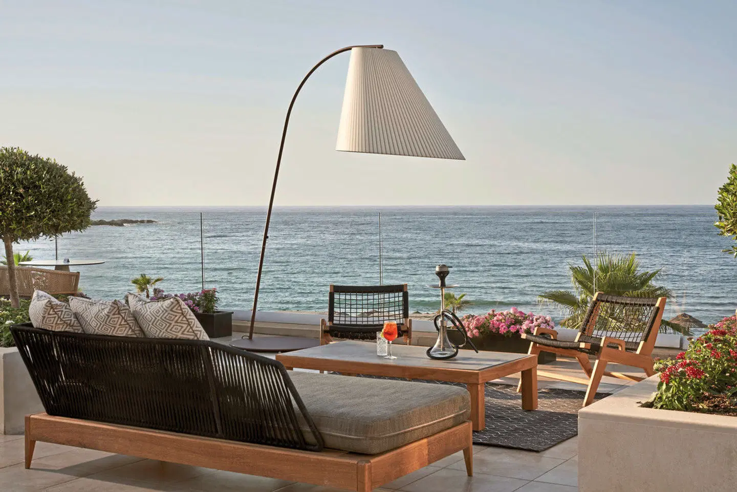 Atlantica Kalliston Resort Terrasse