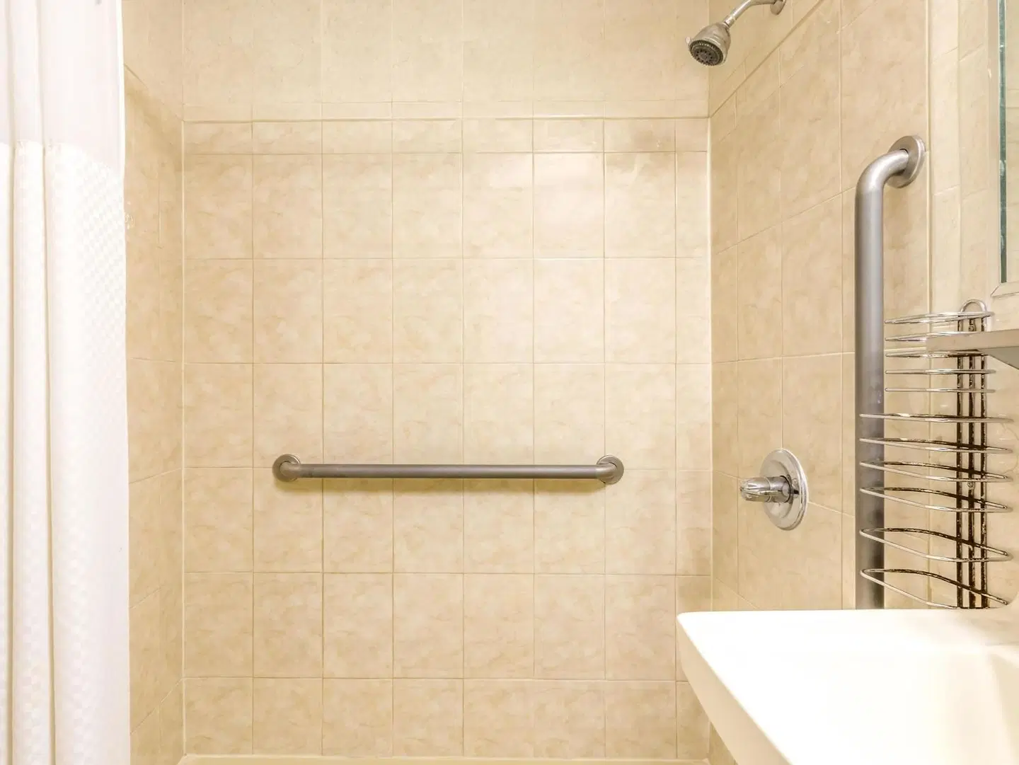 Super 8 by Wyndham North Bergen NJ/NYC Area Badezimmer