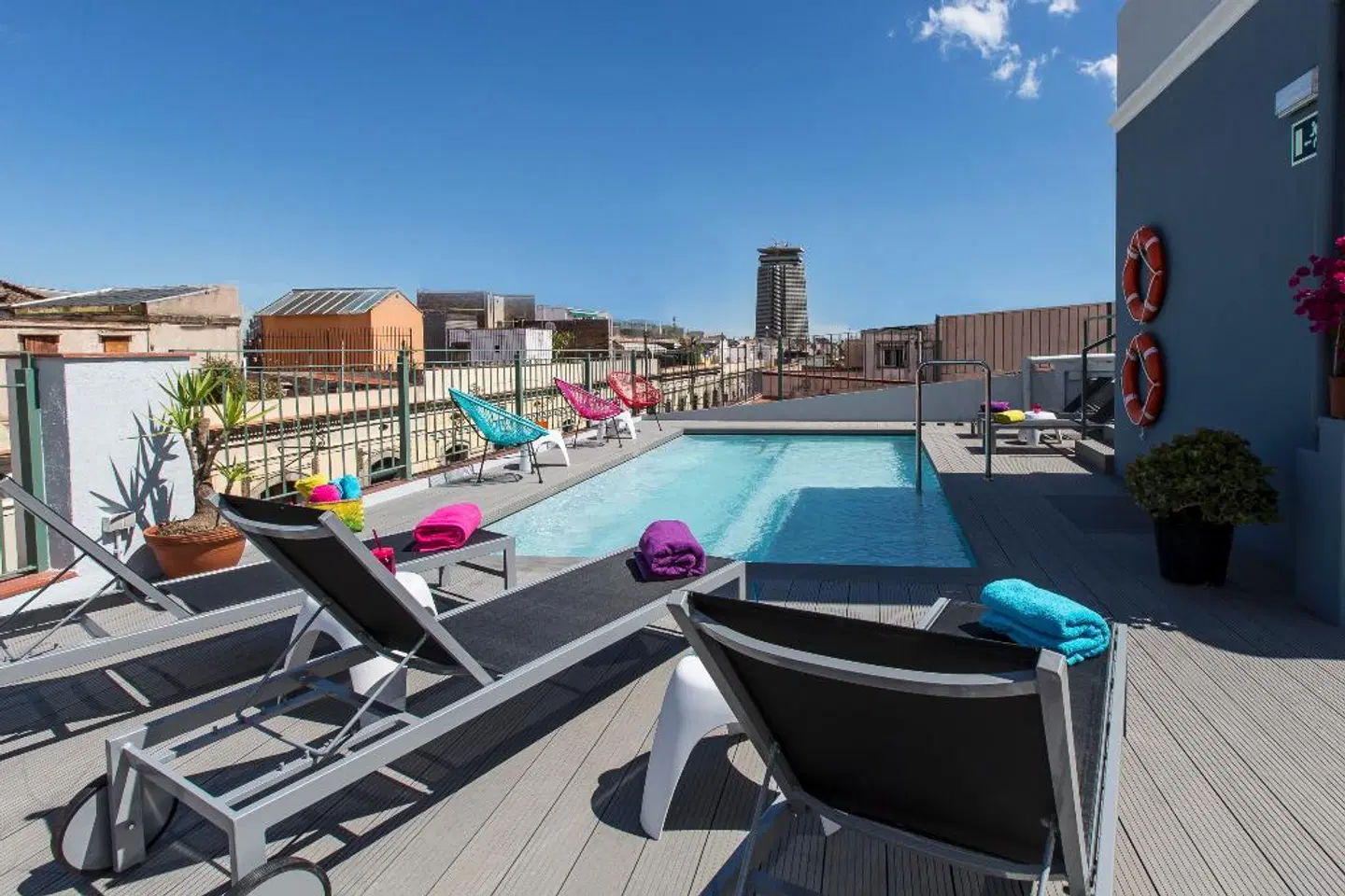 Leonardo Hotel Barcelona Las Ramblas Terrasse