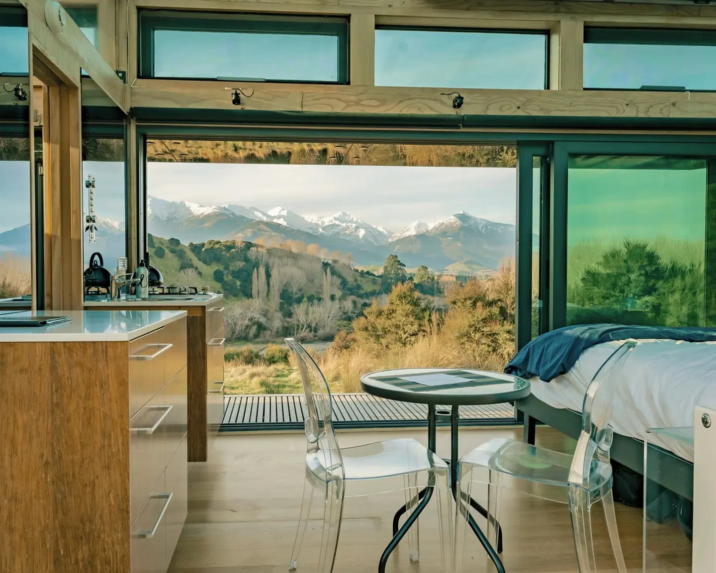 Kahutara PurePod Terrasse