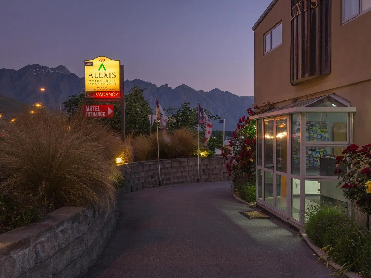 Alexis Motel & Apartments Terrasse