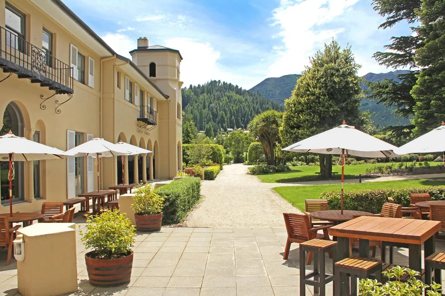 Heritage Hanmer Springs Terrasse