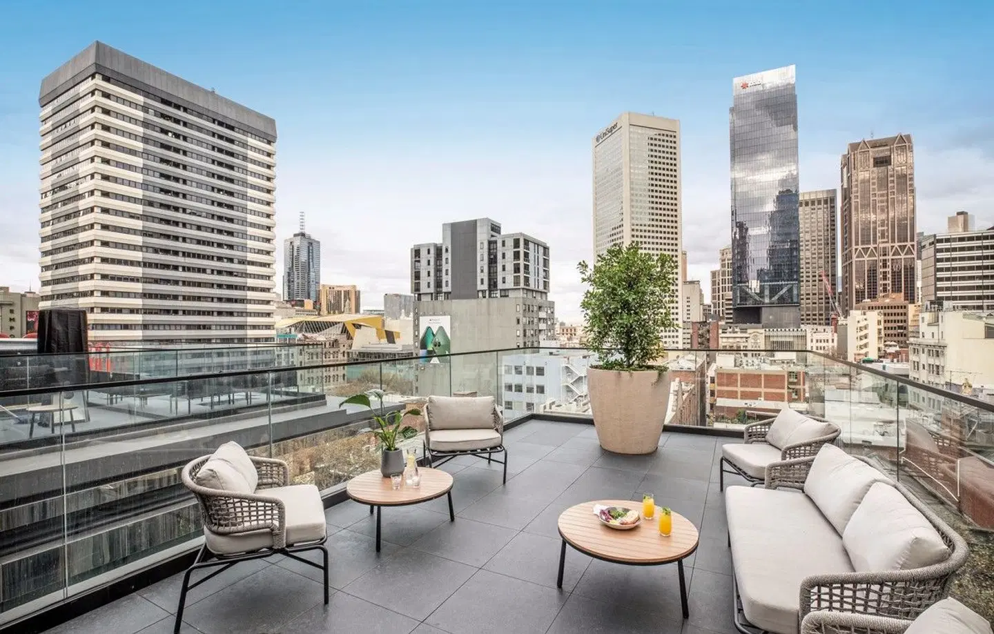 voco Melbourne Central Terrasse