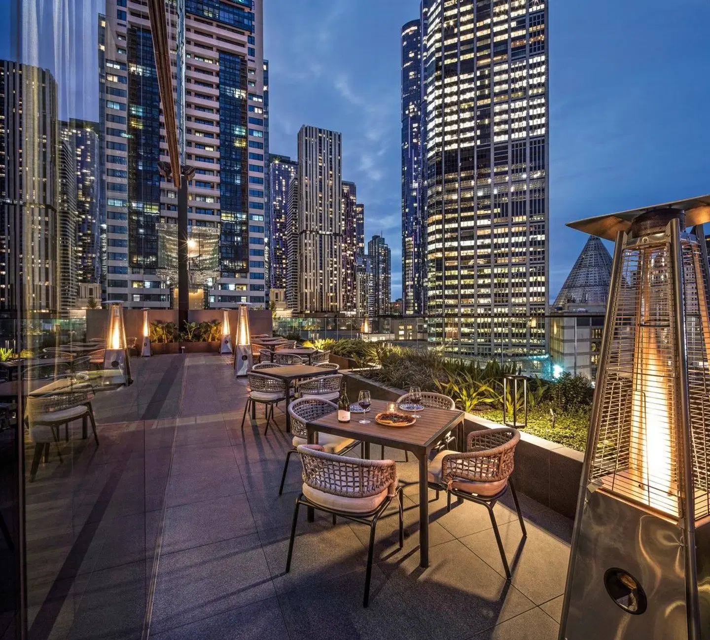 voco Melbourne Central Terrasse