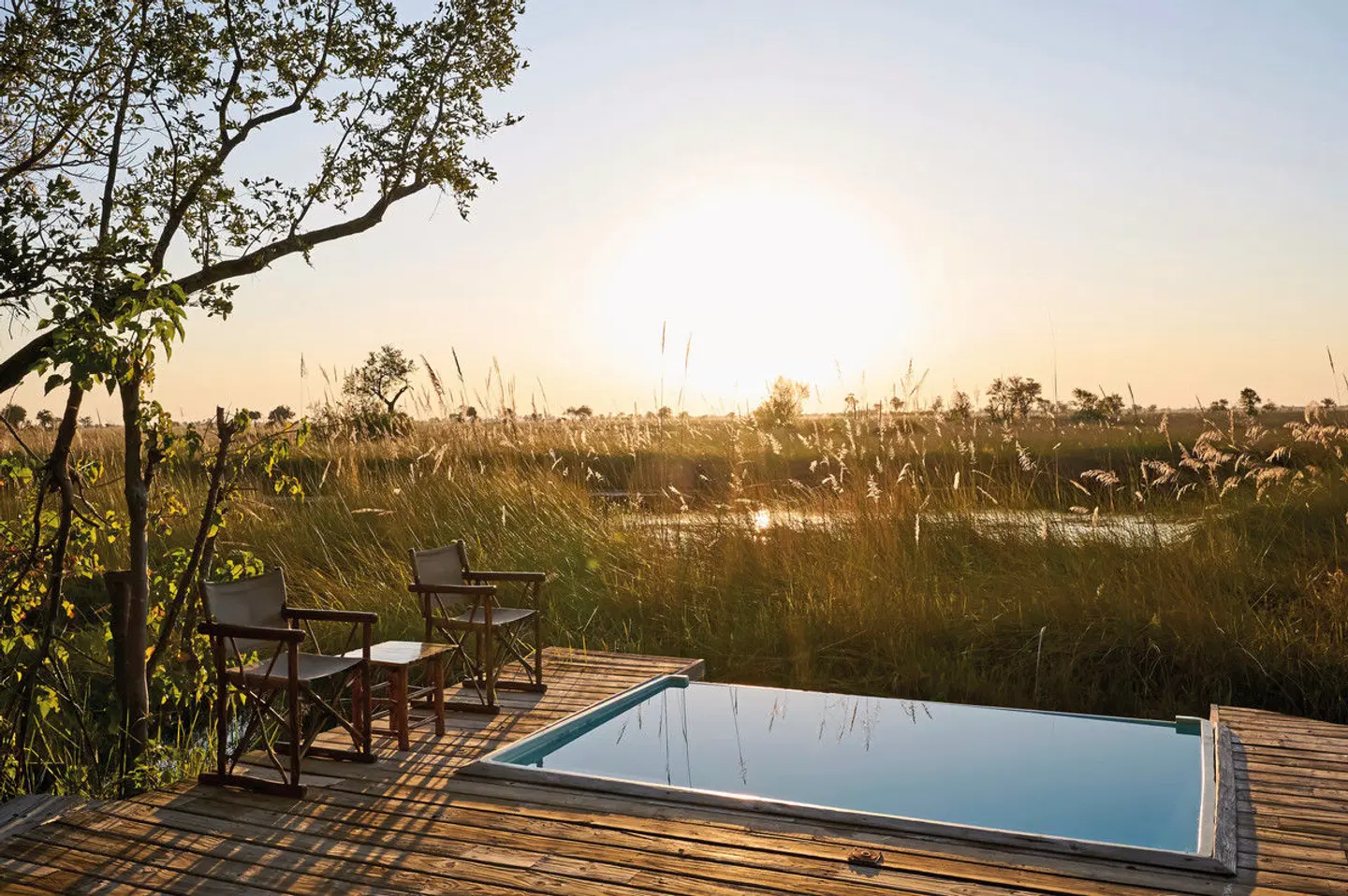 Camp Xakanaxa Terrasse