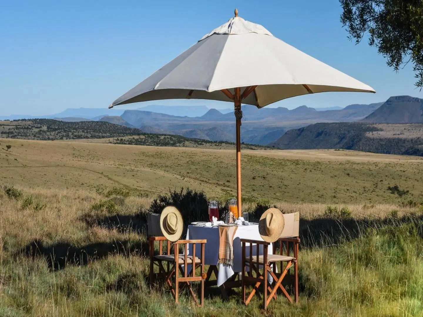 Mount Camdeboo Private Game Reserve Terrasse
