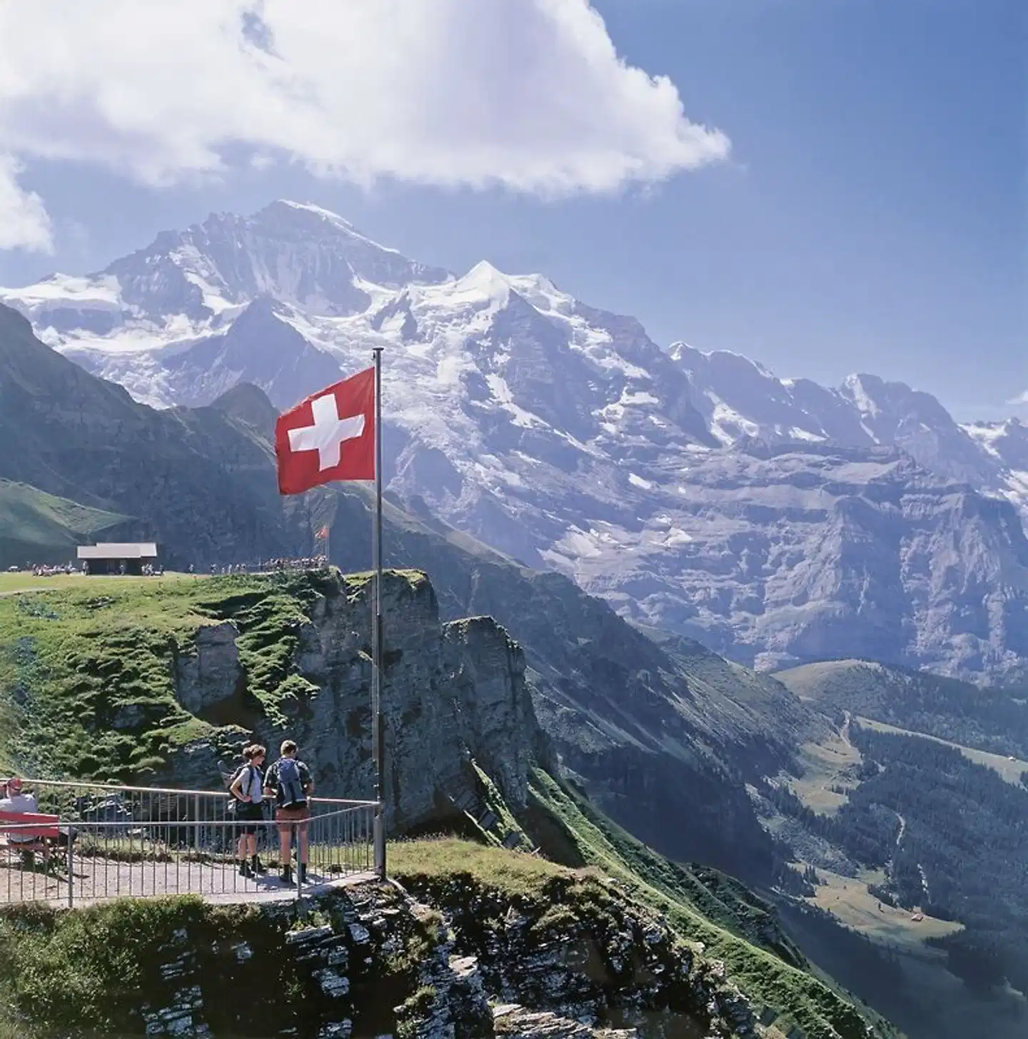 Die idyllische Bergwelt der Jungfrauregion Landschaft