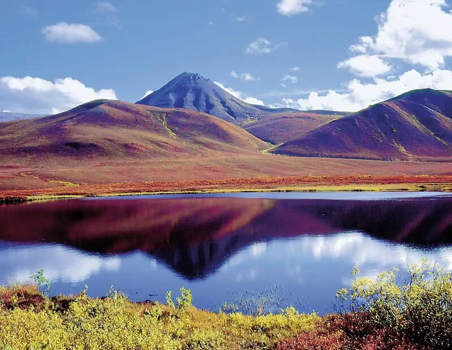 Arktischer Ozean, Tundra & Dempster Highway (Nordroute) Landschaft