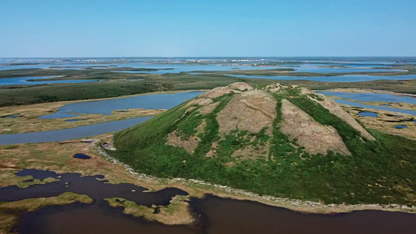 Arktischer Ozean, Tundra & Dempster Highway (Nordroute) Landschaft