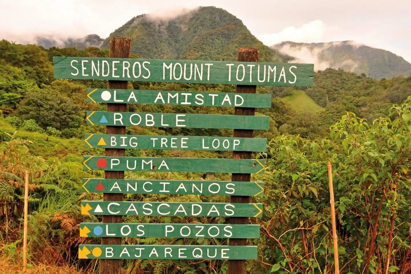 Mount Totumas Cloud Forest Lodge Landkarte