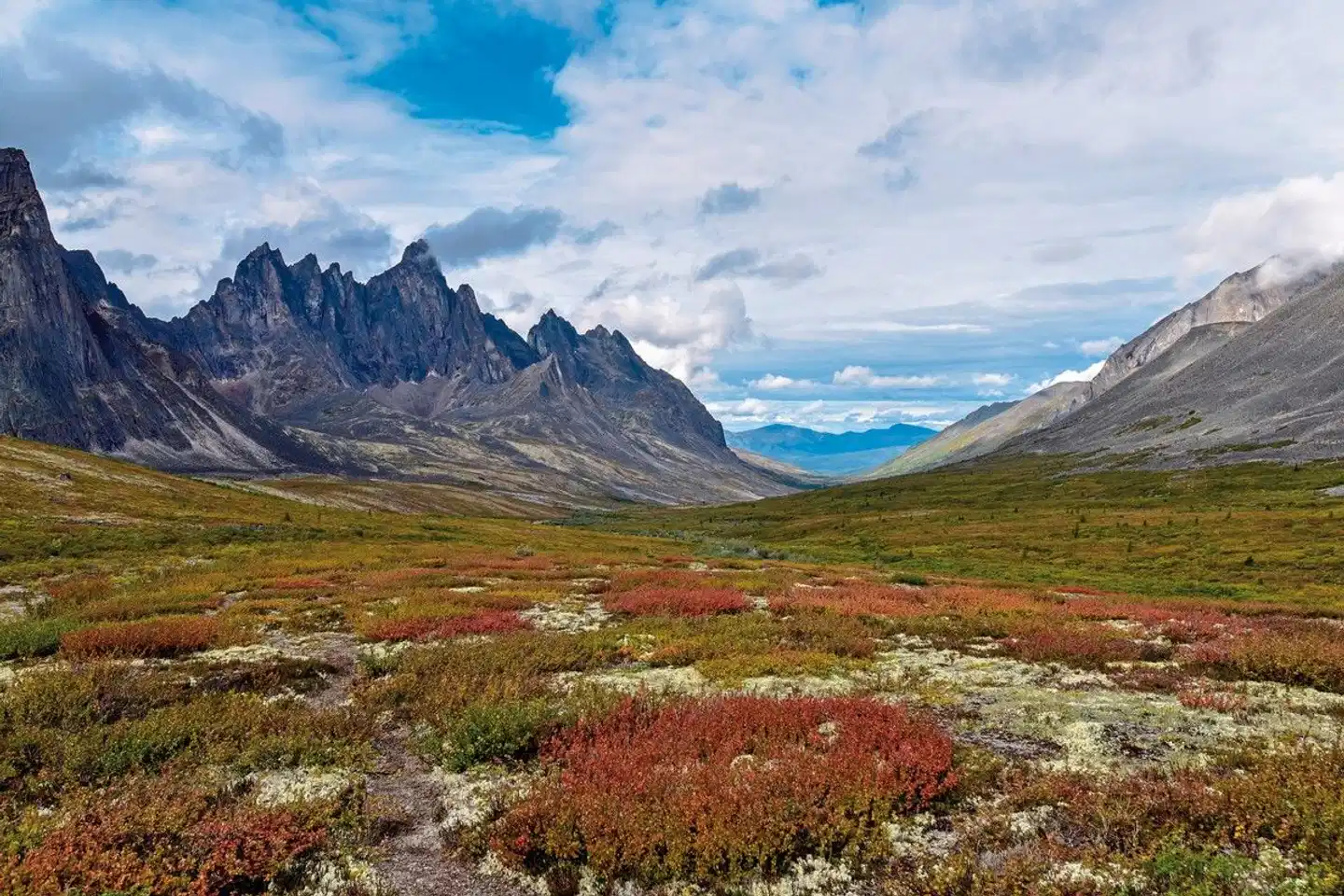 Arktischer Ozean, Tundra & Dempster Highway (Nordroute) Landschaft