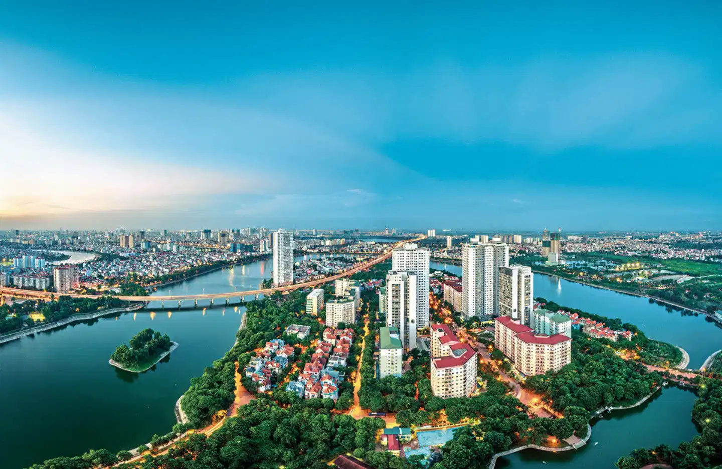 Stippvisite Hanoi Landschaft