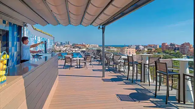 H10 Marina Barcelona Terrasse