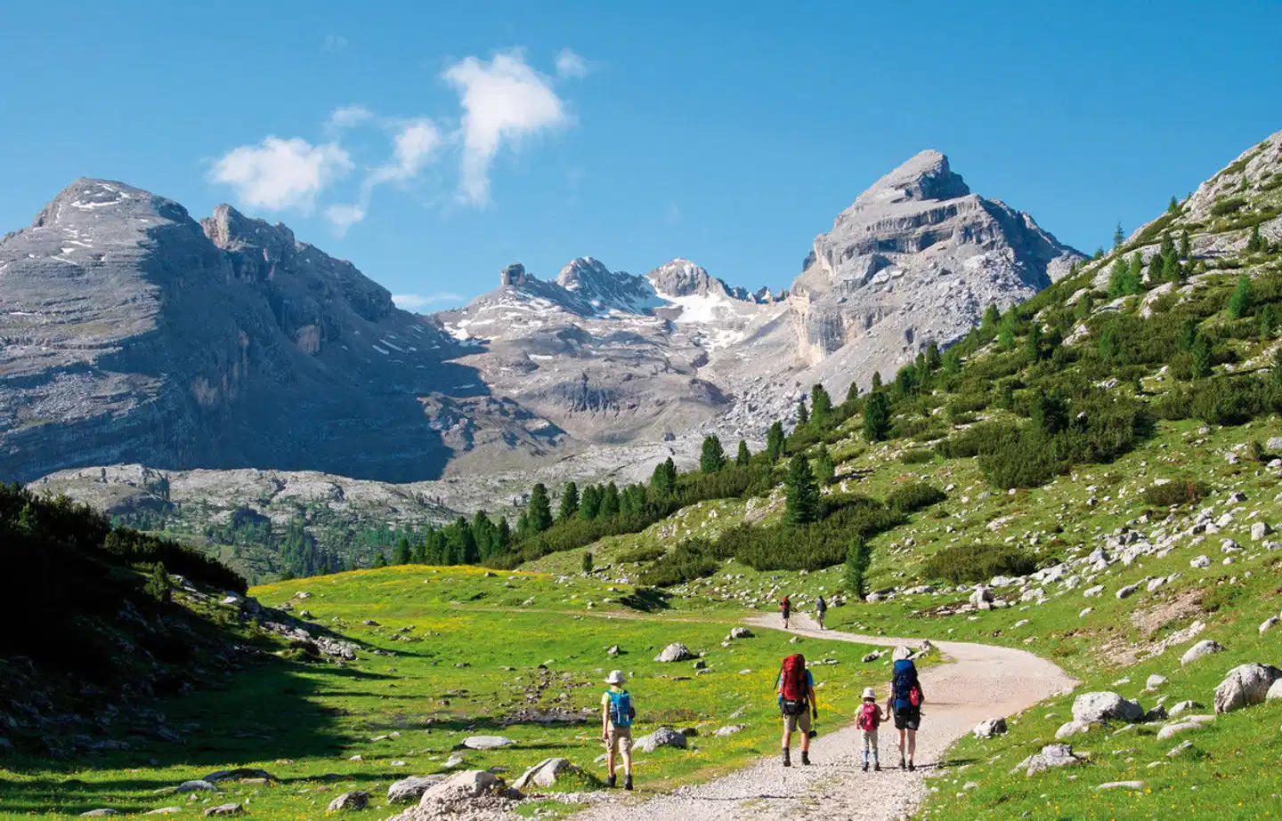 Wanderreise Südtirol für Familien Landschaft