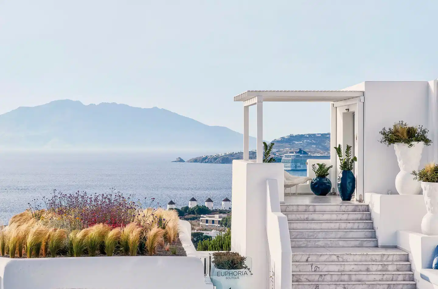 Myconian Kyma - Member of Design Hotels Terrasse