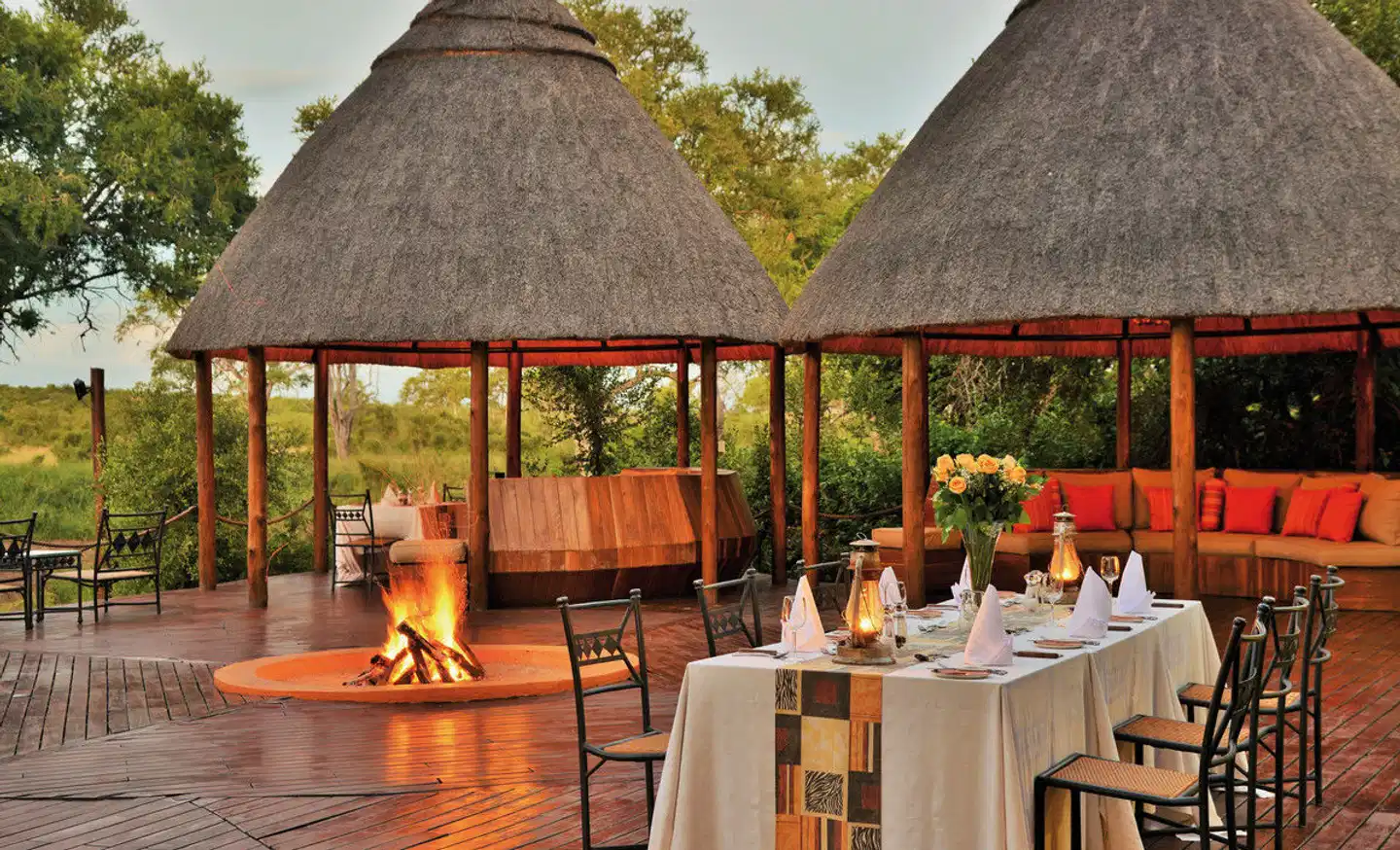 Imbali Konzession Krüger Nationalpark Terrasse