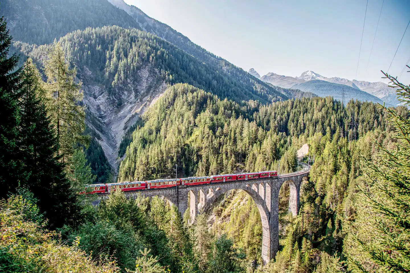 Bahnerlebnis Schweiz pur Landschaft