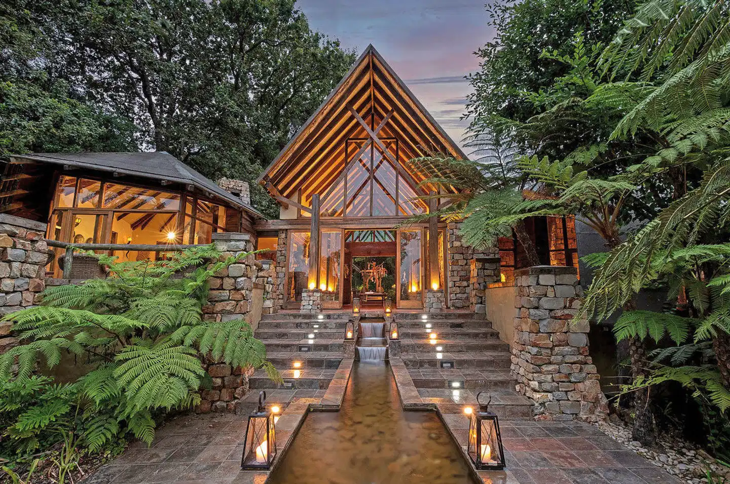 Tsala Treetop Lodge Terrasse