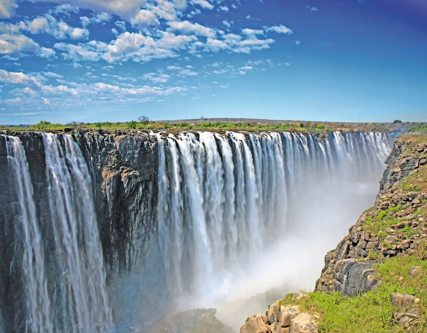 Safariromantik - Botswana und Victoria Falls Landschaft