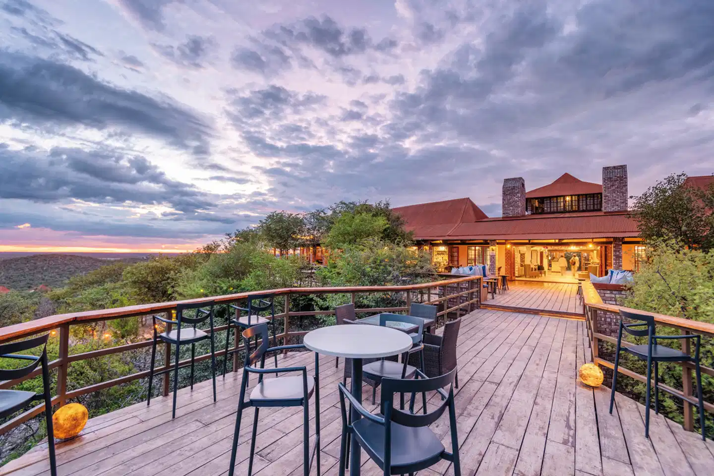 Forfait excursion au parc national d'Etosha supérieur Terrasse